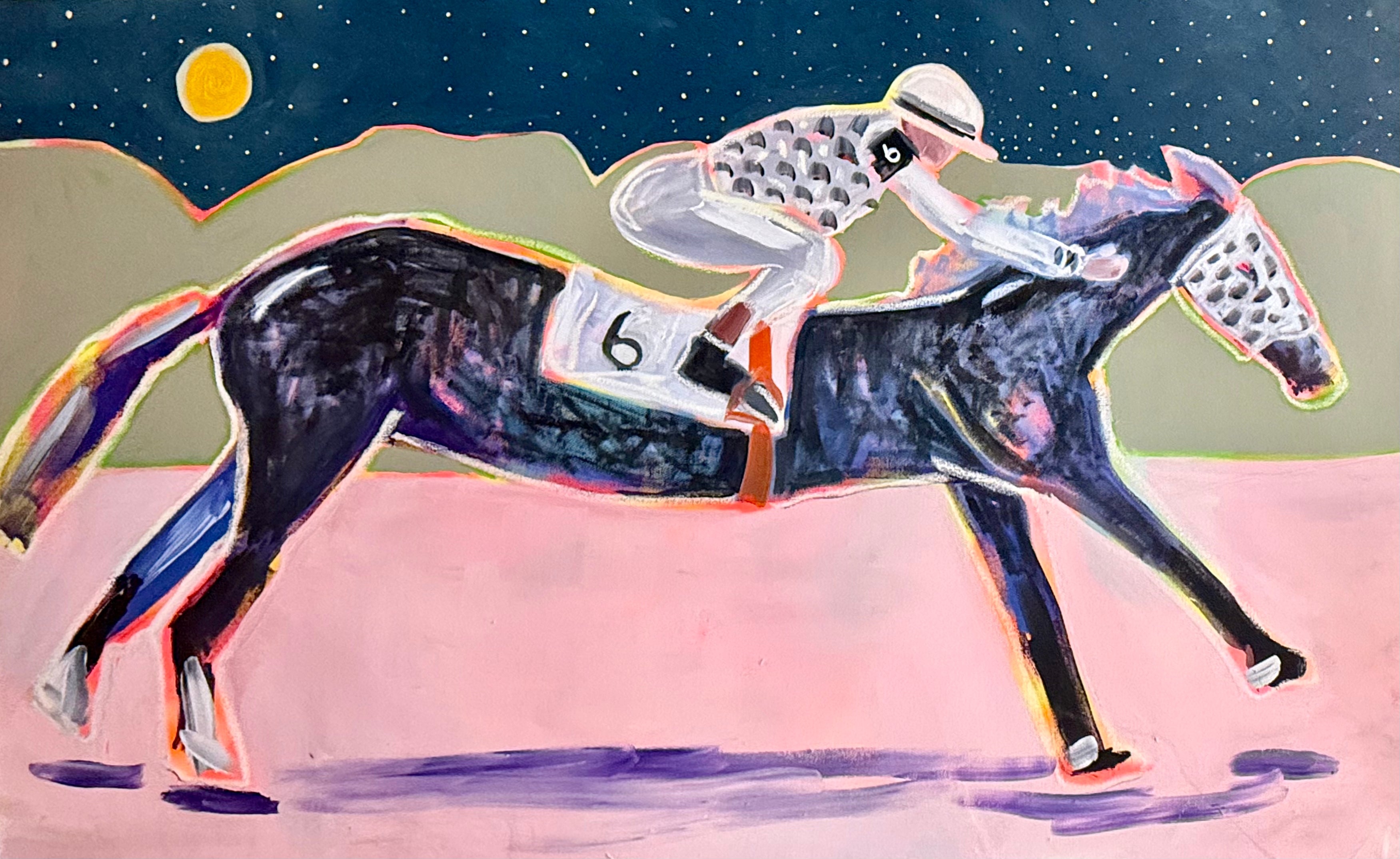 3 Dollars down on the horse who wears the crown.