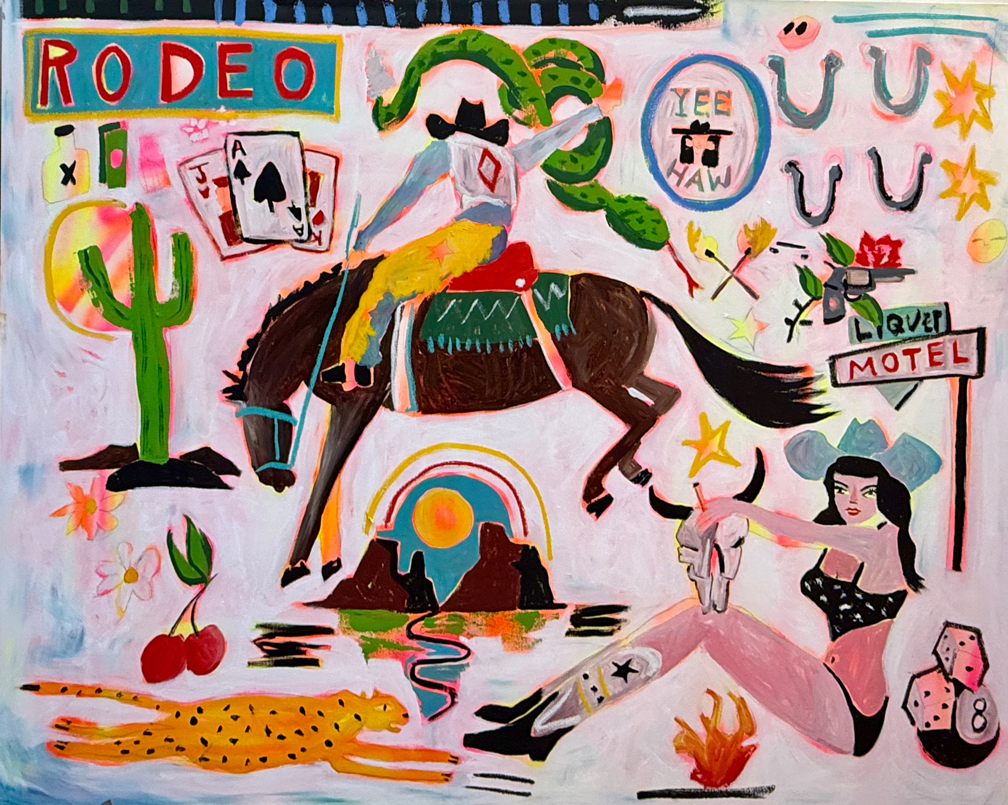 Not even my 7th rodeo. Definitely not the first. What I know now, is good luck horse shoes aren't cursed.