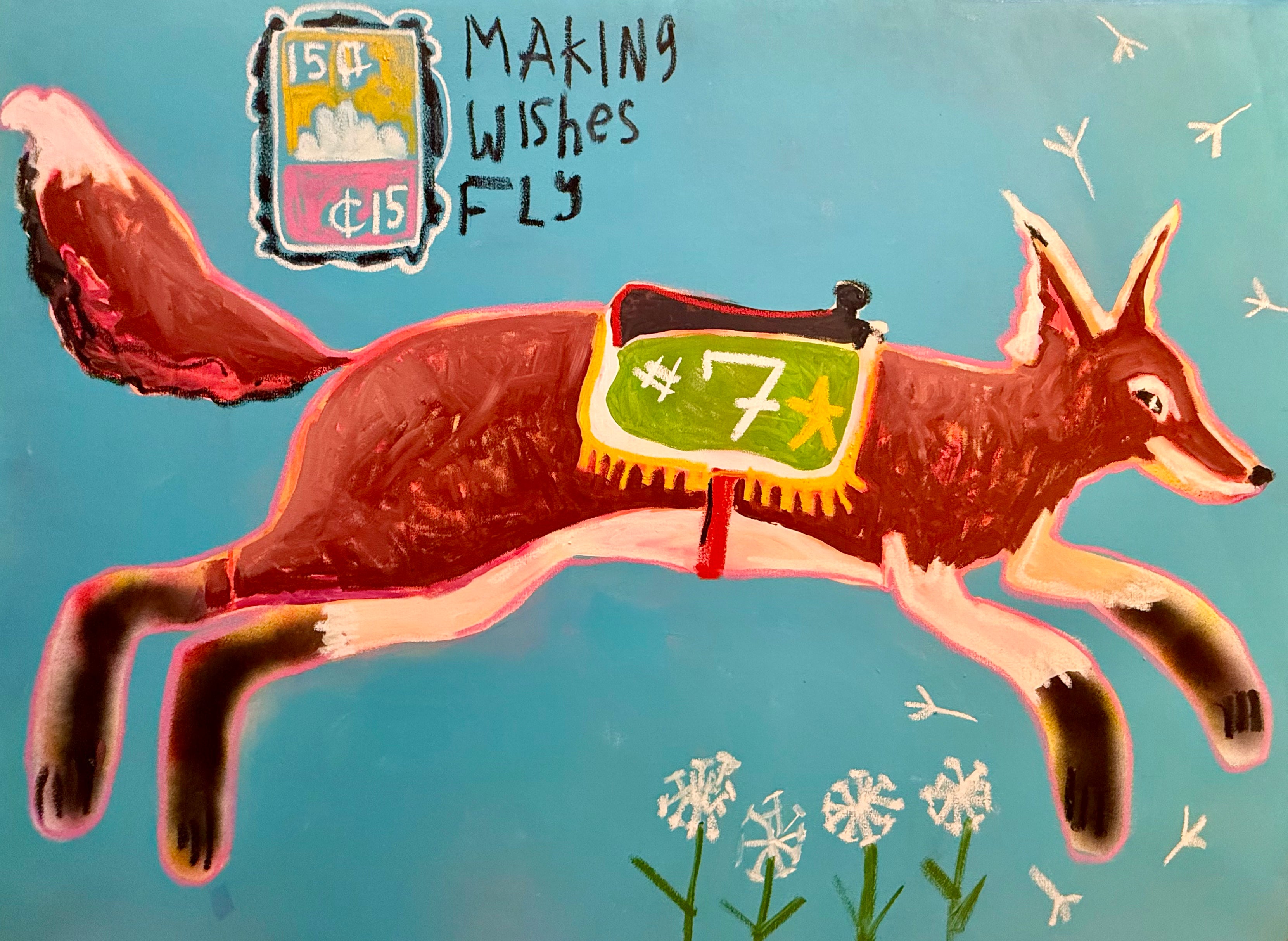 Pick those dandelions and blow those wishes and then come home and give me hugs and kisses.