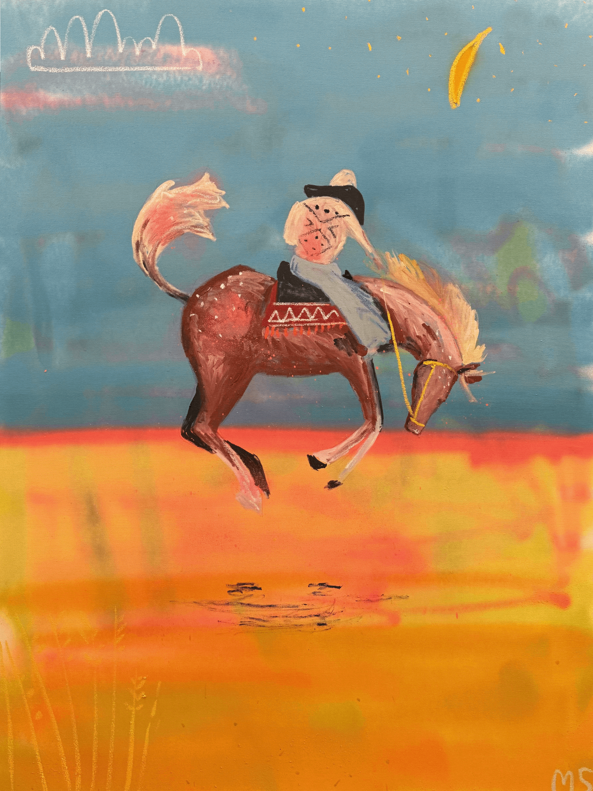 She could. love you to the moon and back and back and cak again.