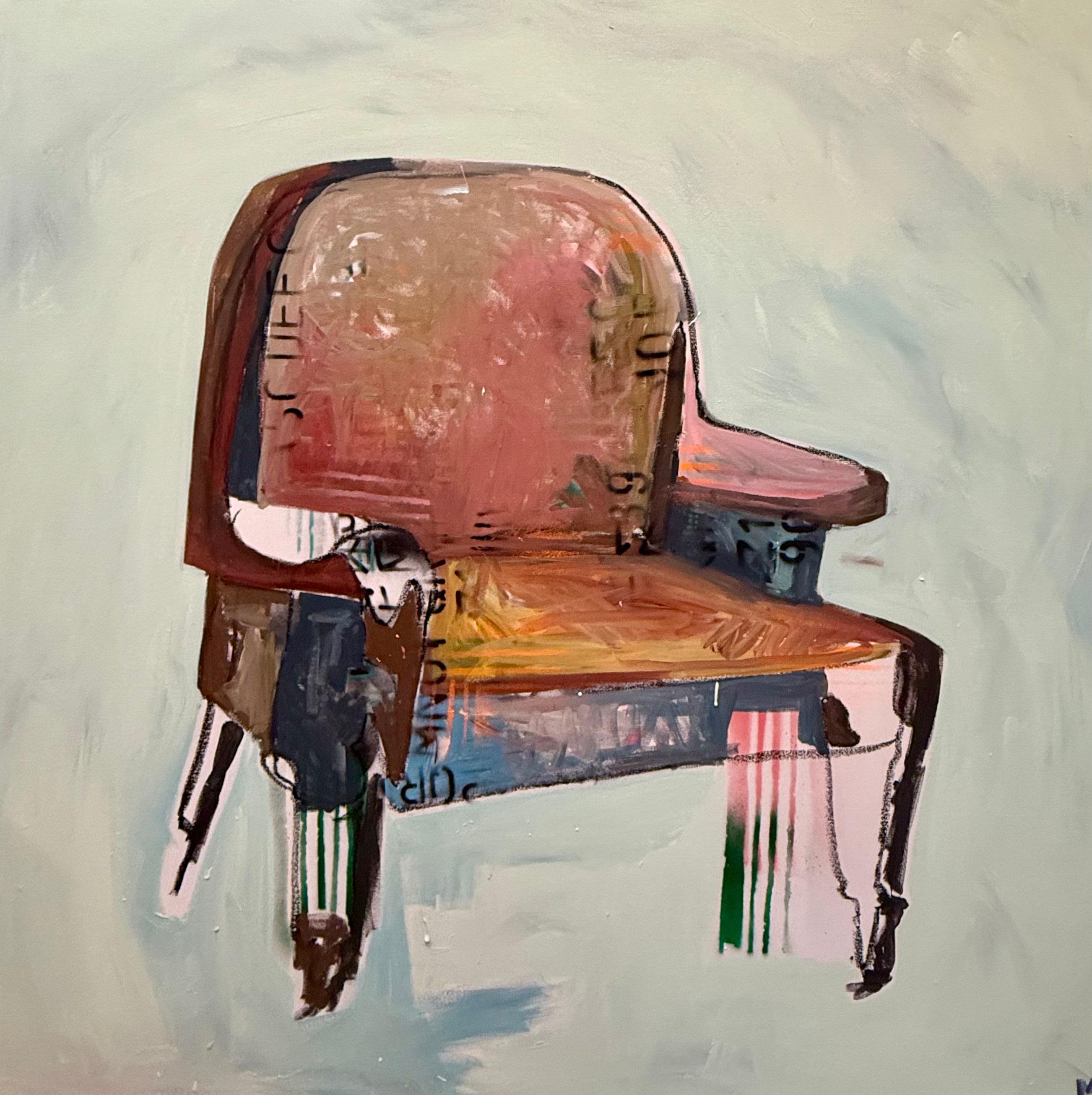 The chair. It's my favortire chair. When I sit in it, it's the only time I get to turn off my brain and feel safe and secure. It also holds all my secrets and has never told anyone so far. Safe and secure, and you know, super comfortable.