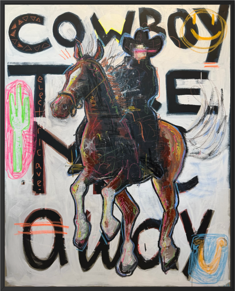 The cowboy that I would like to *carry me away.
