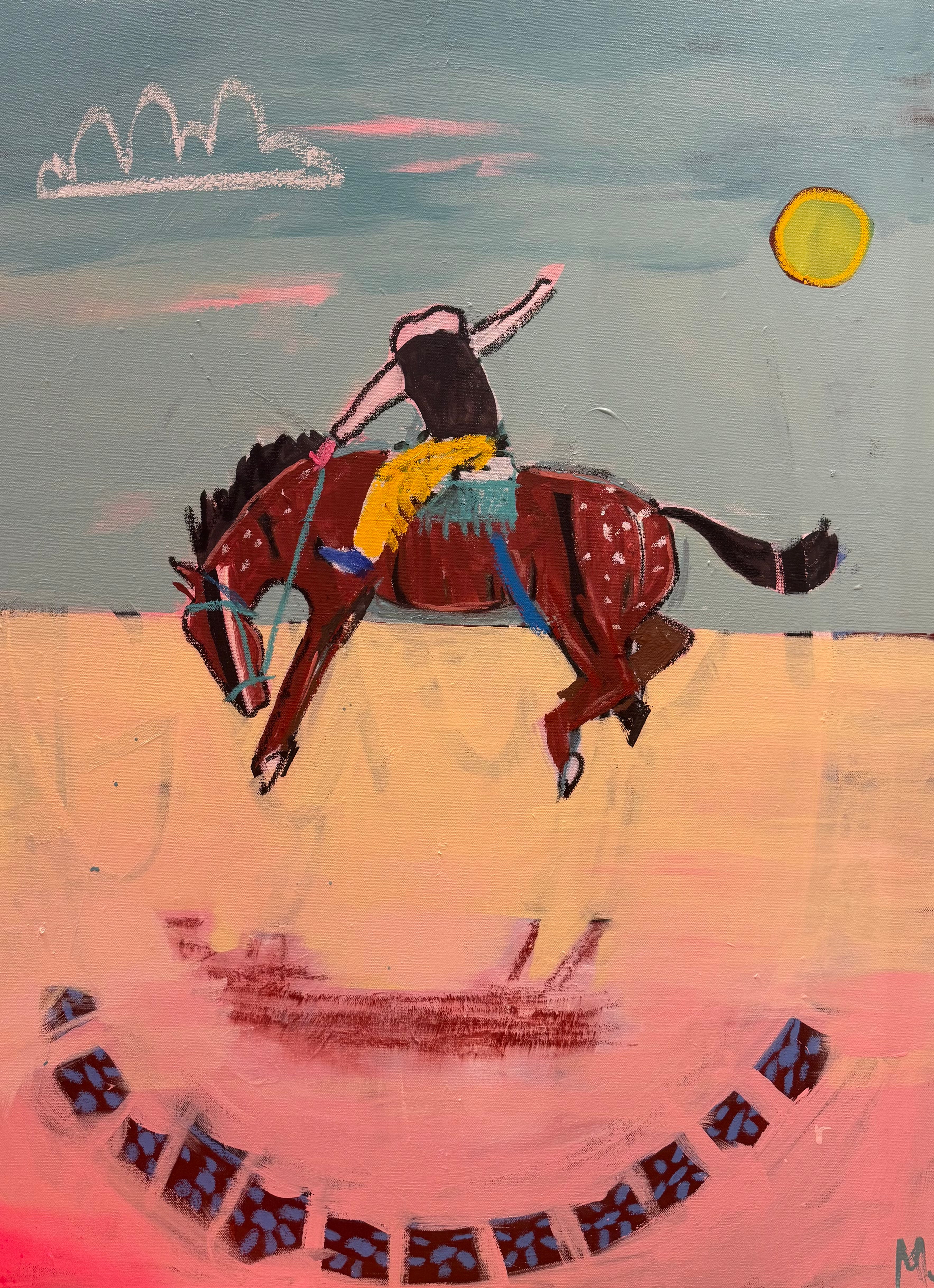 The ribbon was won when the work of being free was done.