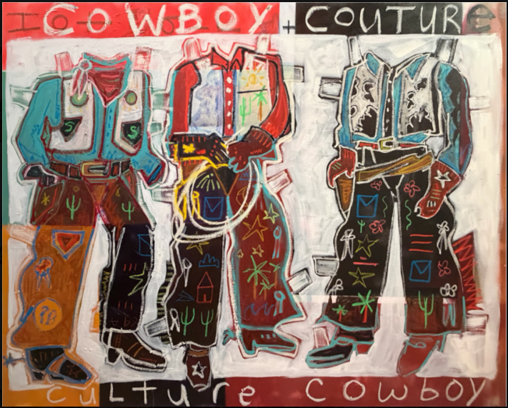 Cowboy Couture baby. It's all in the style, how hard can you ride? With Paper doll pride?