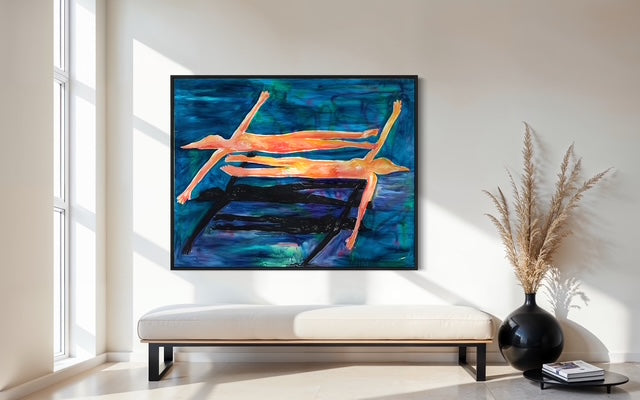 healing artwork showing calm and light.