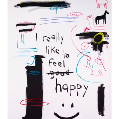I want to be so good/happy.