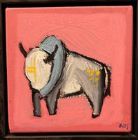 Soft, emotional painting by Mandy Stoboart capturing innocence, love, and tenderness — gentle Canadian contemporary art.