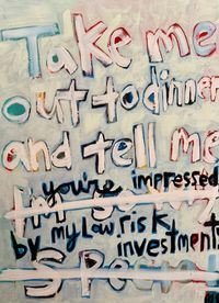 Bold expressive painting by Mandy Stoboart celebrating confidence, individuality, and fearless energy in colorful modern art.