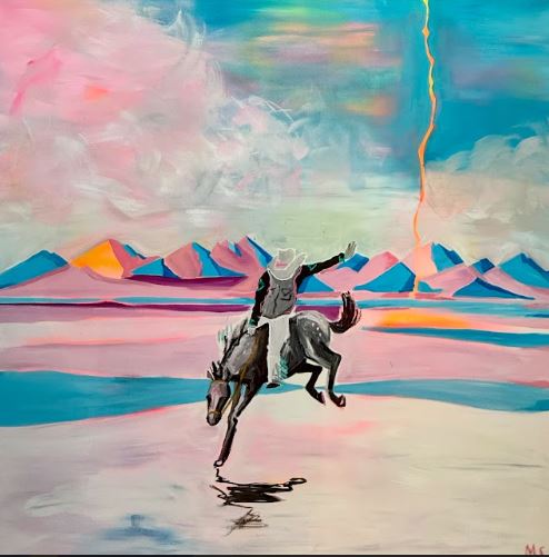 When Lightning strikes I'll be ready. I'll let go, I will let myself be slow, I will do it with ease, strike the lightning please.