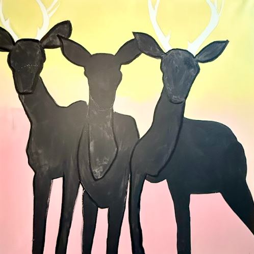 Tres Amigos on vacation, staring at the sun, one says to the other one " let's find a little fun" the third pals says, "Let's chase our dreams, until all dreams are done" .