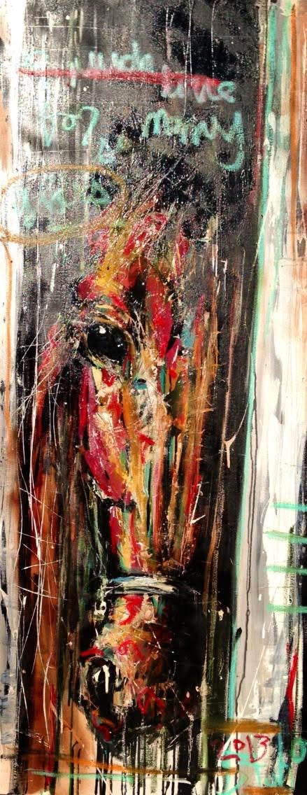 Eddie the Horse.Print.