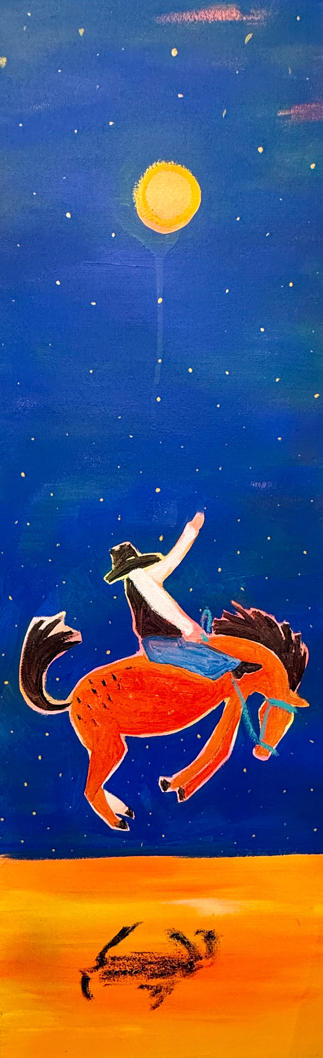 He could pierce the moon,