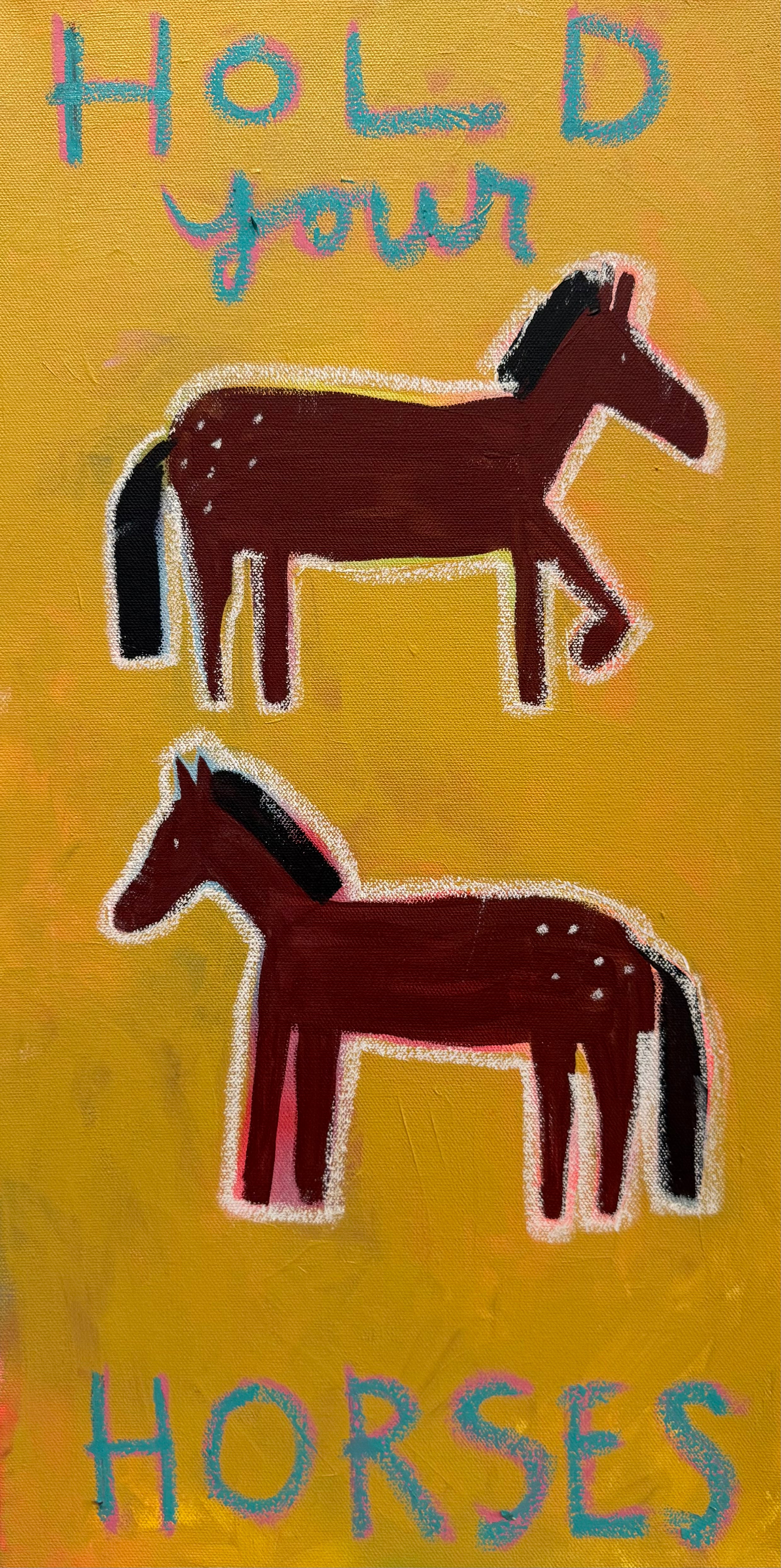 If you like your horses, I'd hold 'em.