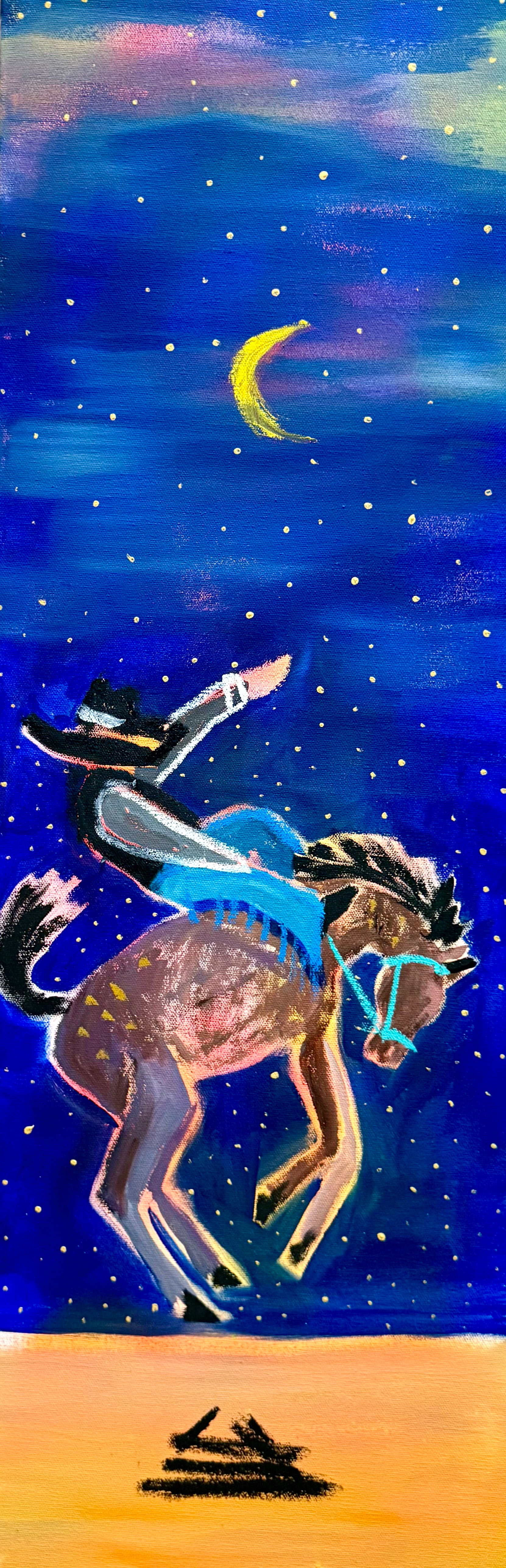 Night rider tonight, late night delight! Niiight, rider tonight.