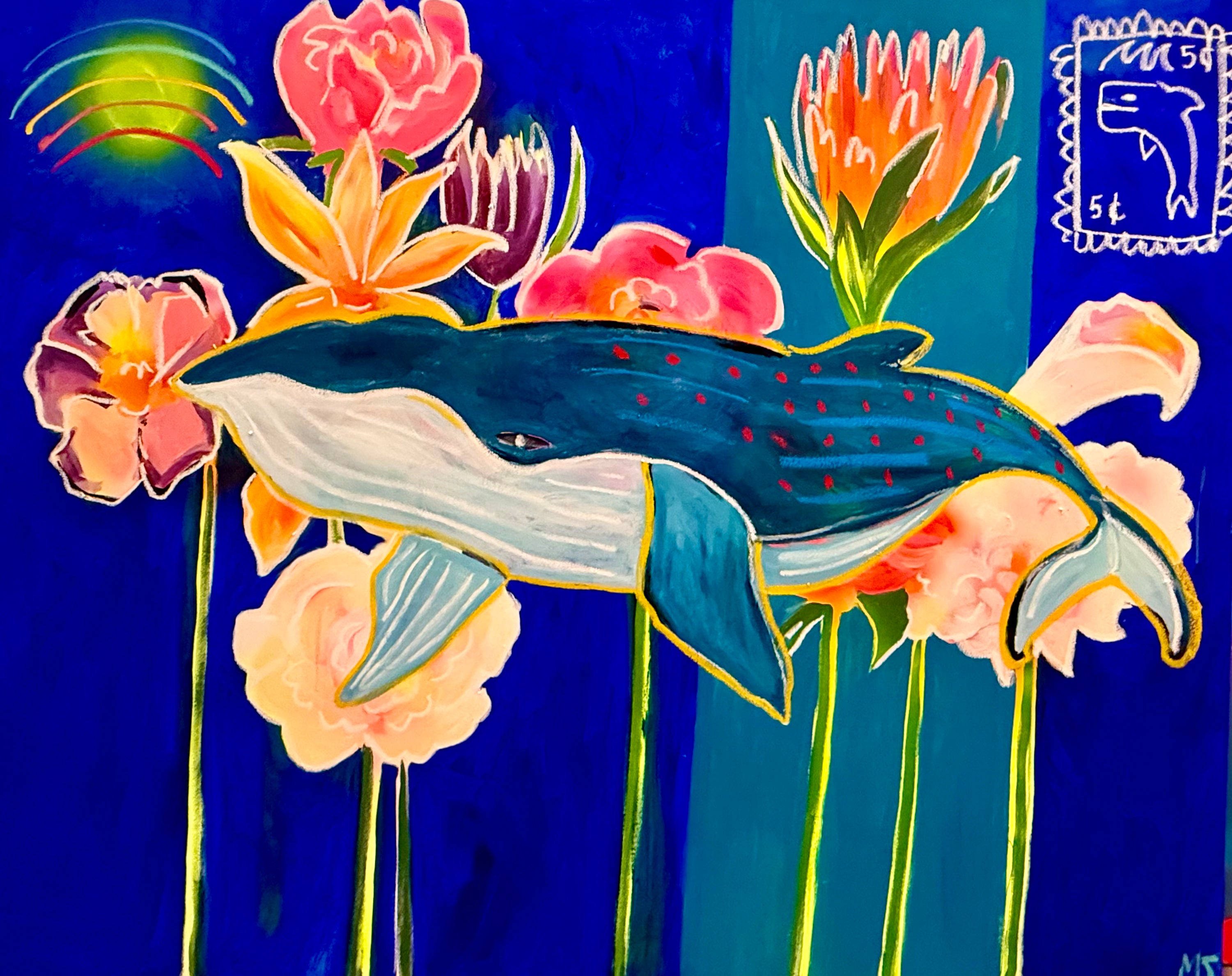 She was at peace. The world was upside down and she was ok.