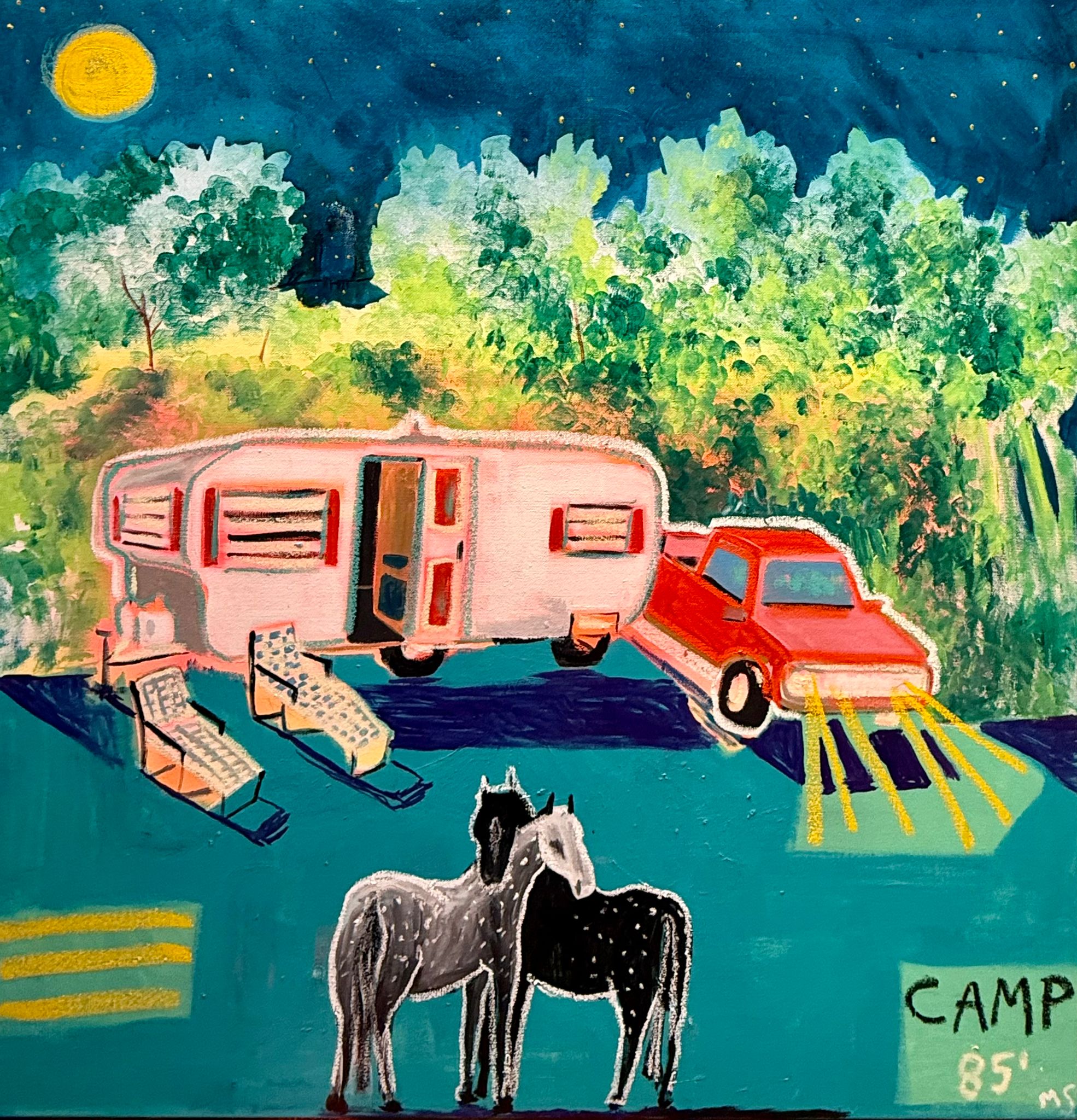 1985 and the times I feel alive. Dented cans and fire bans and skinny dippin dives.