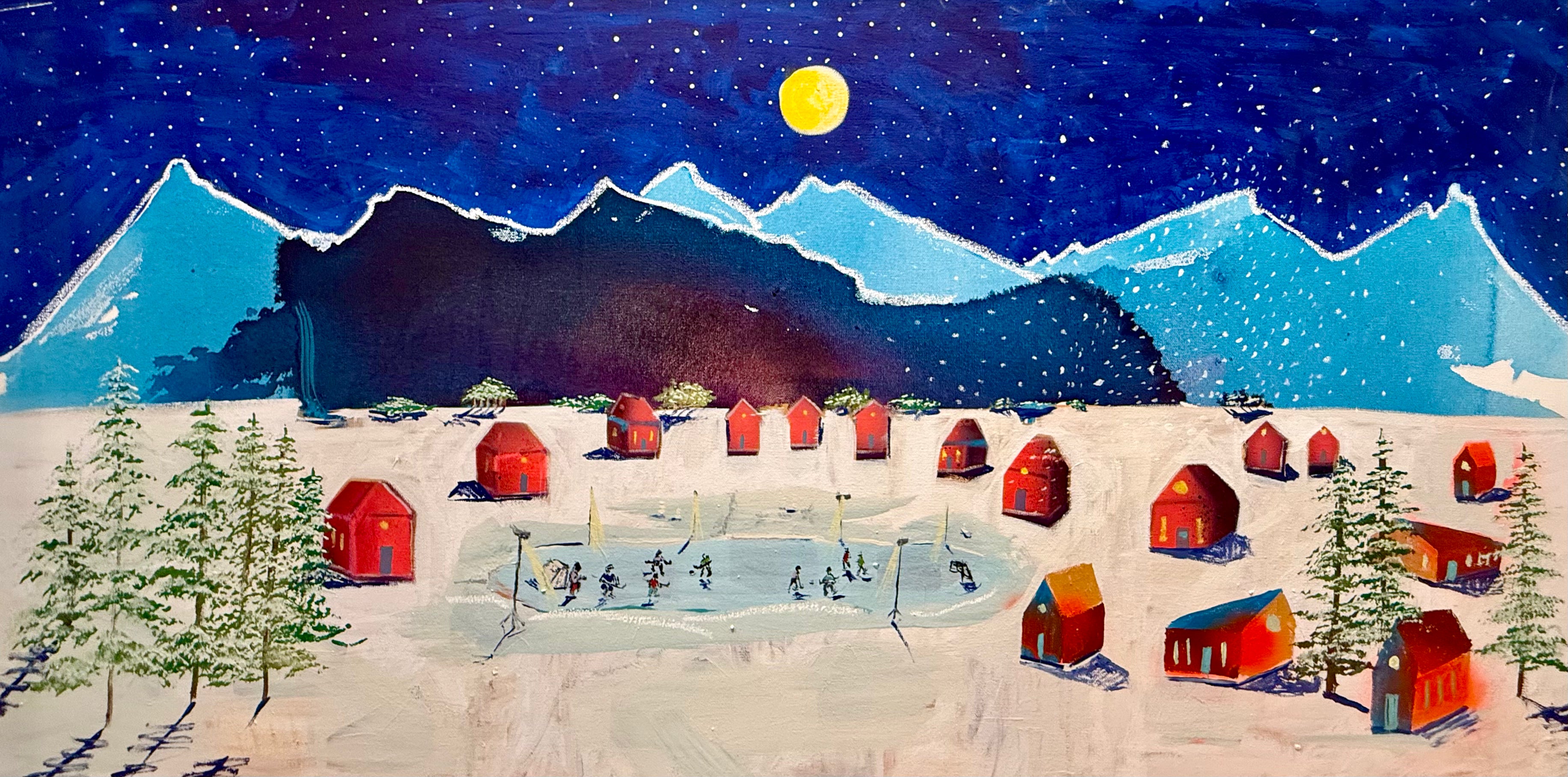 Winter dreams and pond hockey teams. What a scene we are in.