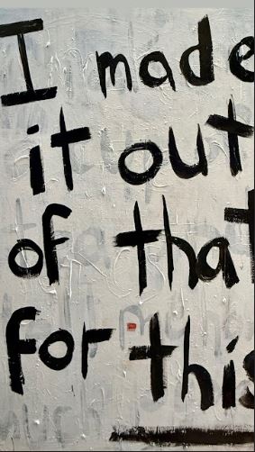 Isn't it wild to think all these years later that you made it out of all of that for this? THIS. (Wouldn't change a thing now).