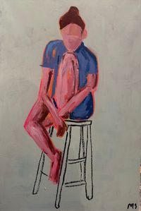 Settled In Her Skin — Reflective Feminine Art by Mandy Stoboart